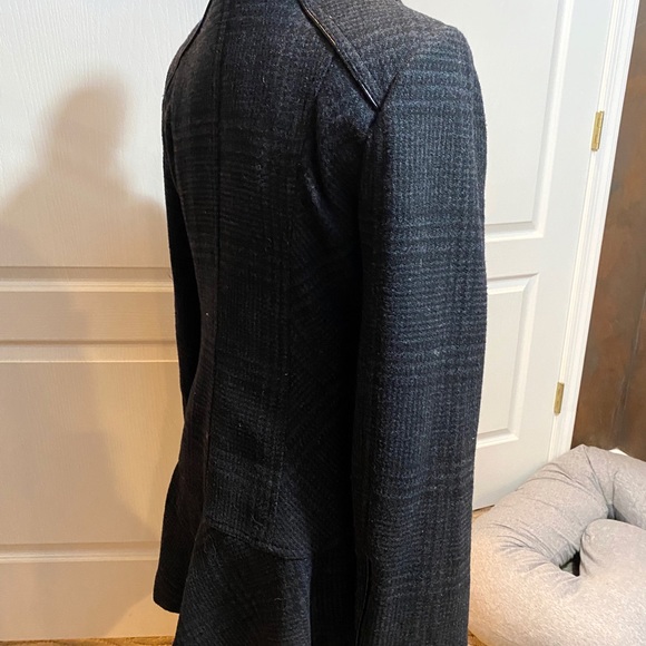 Grey on grey Pea Coat Never Worn - Picture 5 of 6
